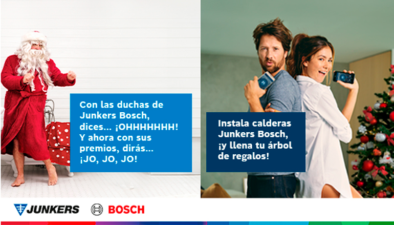 Junkers Bosch celebra la Navidad con sus campañas dirigidas a profesionales hasta el 30 de noviembre