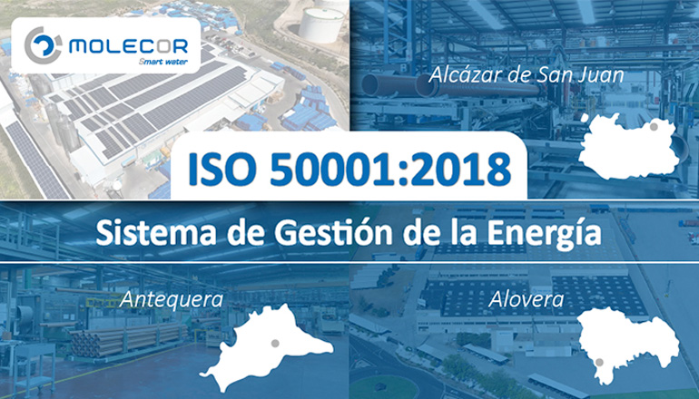 Molecor completa la certificación de su sistema de gestión energética