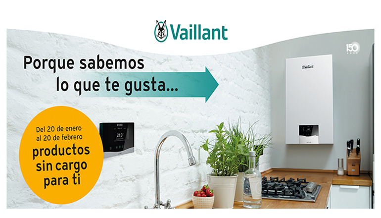 Nuevas promociones de calderas Vaillant para profesionales y usuarios