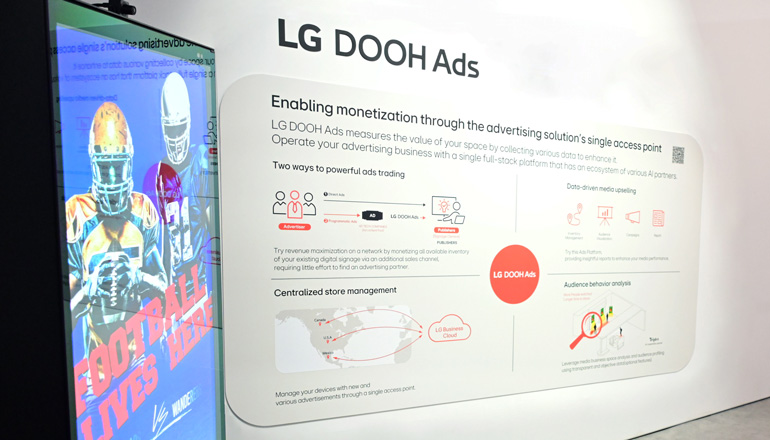 LG desarrolla un software inteligente para administrar eficientemente la publicidad exterior