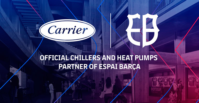 Carrier y el FC Barcelona firman un acuerdo para ofrecer la mejor climatización en el futuro Spotify Camp Nou