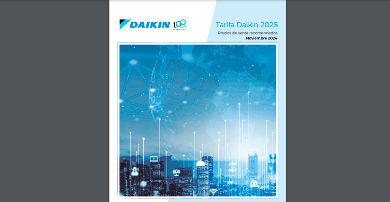 Daikin presenta sus nuevas tarifas de precios para 2025