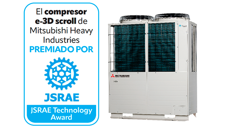Mitsubishi Heavy Industries recibe el premio JSRAE Technology Award por su compresor e-3D scroll